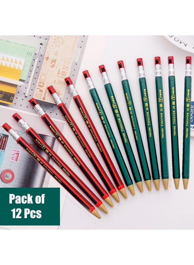 FunBlast قلم رصاص ميكانيكي FunBlast مع مبراة - مسبق التمشيط، كاواي، أقلام لطيفة للأطفال، هدية عيد ميلاد، هدية عودة، للرسم والتظليل (12 قطعة)، متعدد الألوان - Image 3