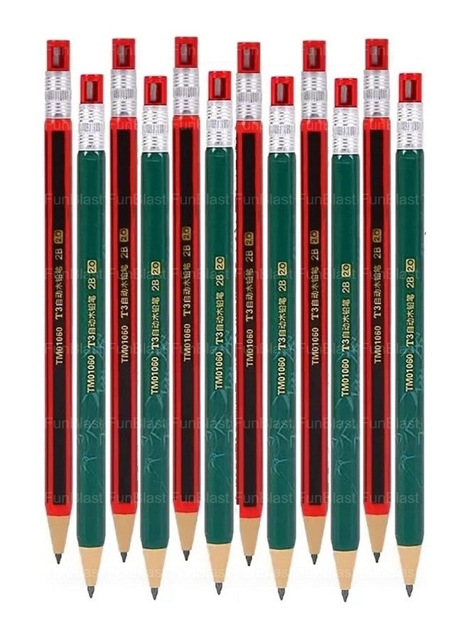 FunBlast قلم رصاص ميكانيكي FunBlast مع مبراة - مسبق التمشيط، كاواي، أقلام لطيفة للأطفال، هدية عيد ميلاد، هدية عودة، للرسم والتظليل (12 قطعة)، متعدد الألوان - Image 1