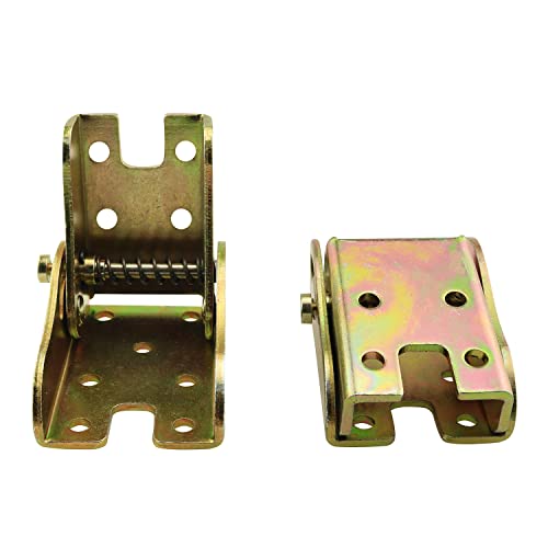JCBIZ 4pcs Self-Lock Folding Hinge 90 Degree Stainless Steel Folding Self Locking Bracket Furniture Leg Fitting Conner Braces Extension Support Bracket - Image 2