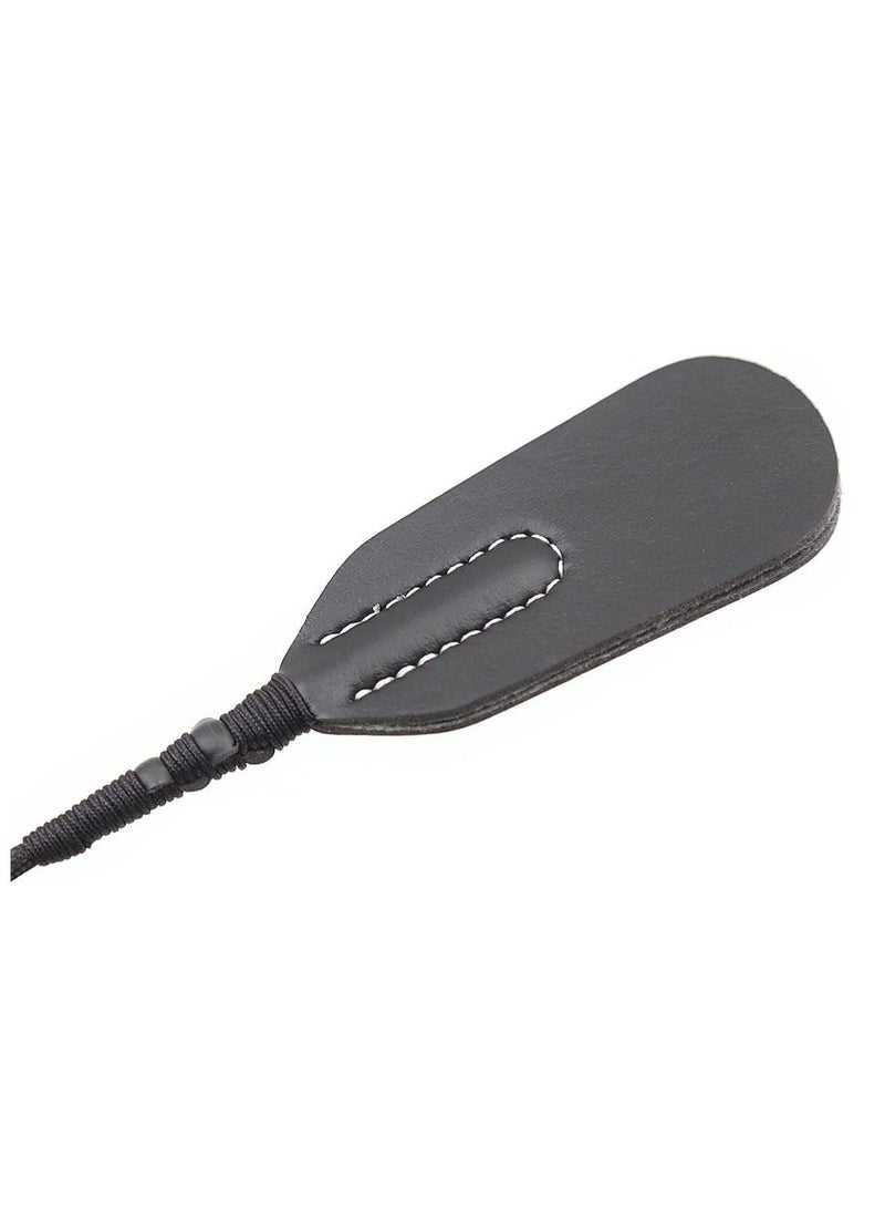 Real Riding Crop Jump Bat with Leather Top, Slapper Horse Whip Black Crops for Horses Equestrianism