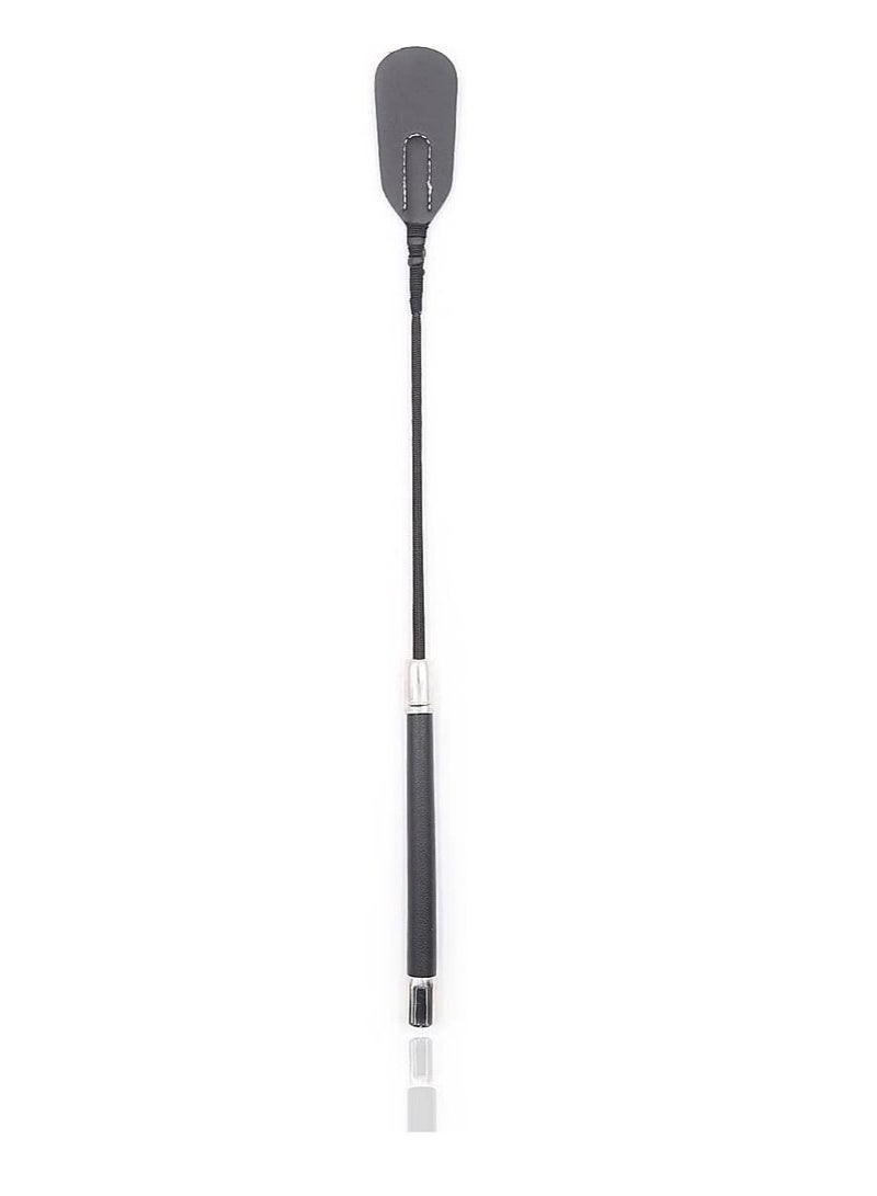 Real Riding Crop Jump Bat with Leather Top, Slapper Horse Whip Black Crops for Horses Equestrianism