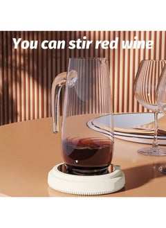 Arabest Magnetic Stirrer Mixer - Automatic Stir Plate With Stir Bar, Adjustable Speed Magnetic Mixer Stirrer | Dual Position Stir Plate, Stirrer Hot Plate For Beverages, Juices, Sauces (White)  - Image 2