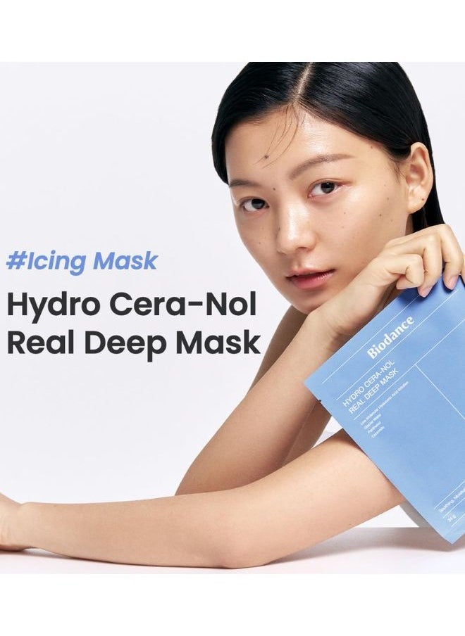BIODANCE Hydro Cera-nol Real Deep Mask (34g x 4ea) x2 PACK OF 2, ith Low Molecular Hyaluronic Acid, Glacier Water, and Ceramide  - Image 4