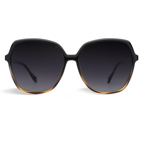 ZENOTTIC Polarized Sunglasses for Women Vintage Oversized Square Sun Glasses Ladies Shades UV400 Protection - Image 1