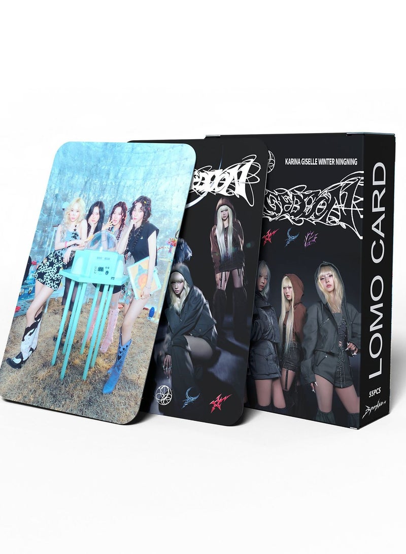 NIBEMINENT 55 قطعة بطاقات لومو كيبوب آيسبا سوبرنوفا لجمع الهدايا لمحبيها - Image 3