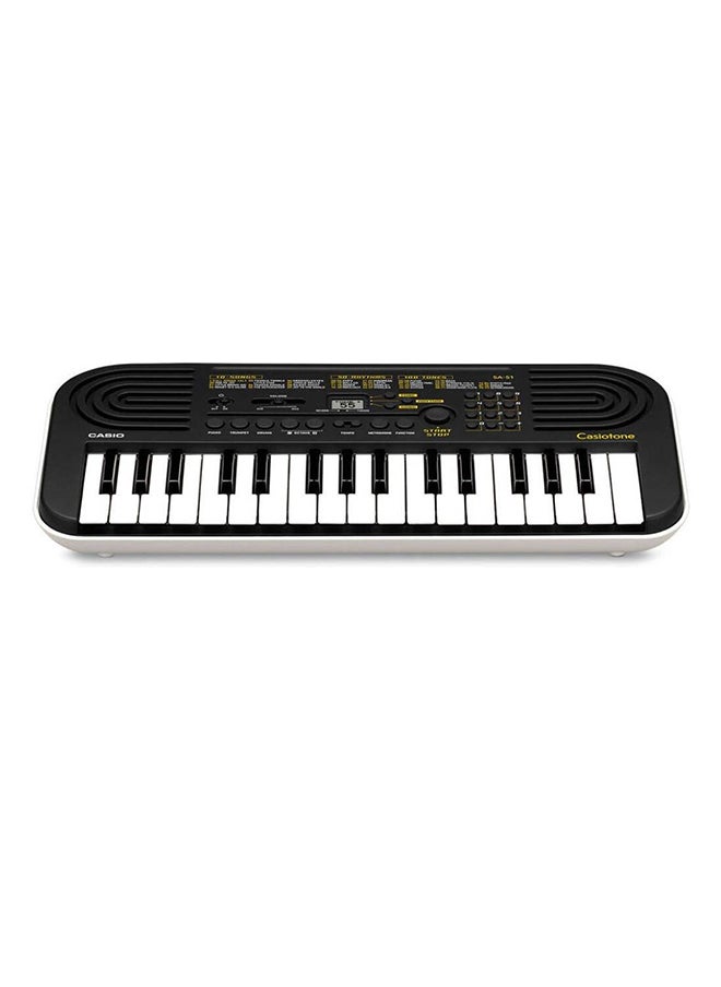 CASIO - Mini Keyboard for Kids 32 Keys 100 High Quality BuiltIn Tones Black - Image 1