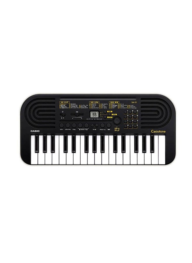 CASIO - Mini Keyboard for Kids 32 Keys 100 High Quality BuiltIn Tones Black - Image 1