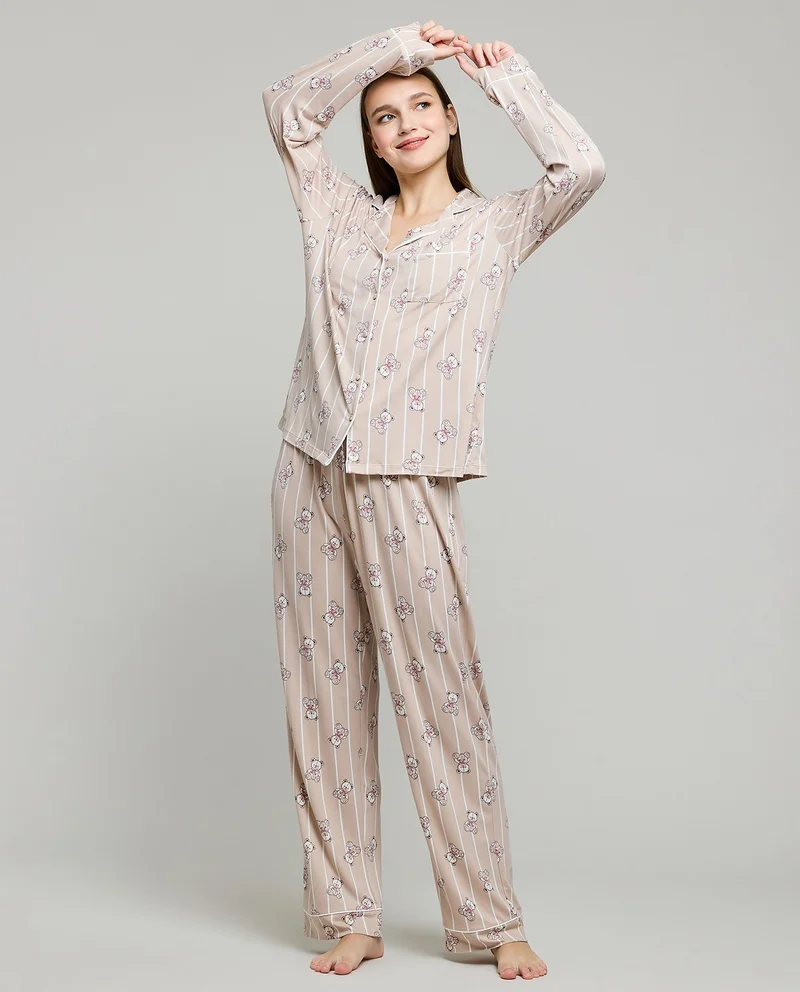 R&B Printed Pyjama Set
