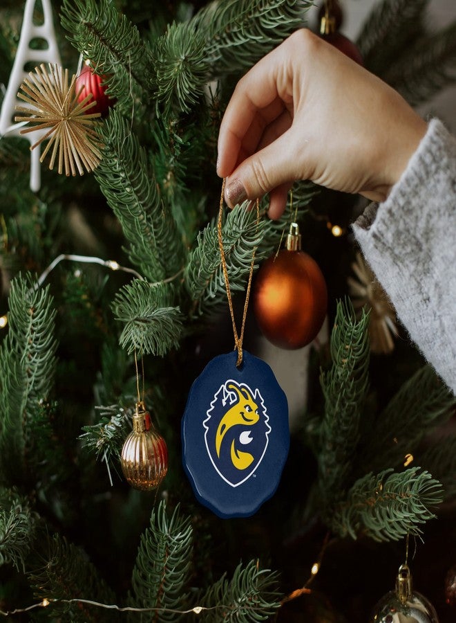 GRAPHICS & MORE University of California-Santa Cruz Primary Logo Porcelain Scalloped Holiday Christmas Tree Ornament - 2.8" (7.1 cm) - Image 5