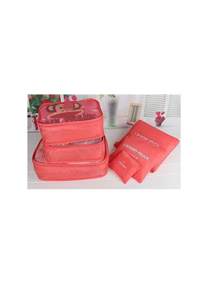 Dragon 6 in 1 Luggage Organizer, shoppingjy Bags Compression Luggage Organizer Travel Cubes Packing 6 Units (3 Mesh Bag, 3 Laundry Bag),Suitcase Organizers Travel...  - Image 2