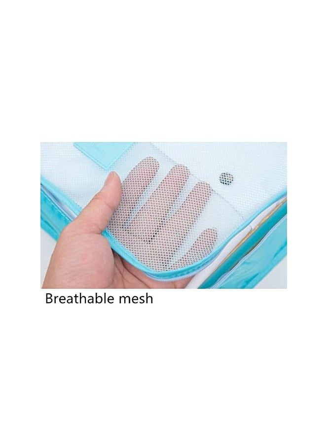 Dragon 6 in 1 Luggage Organizer, shoppingjy Bags Compression Luggage Organizer Travel Cubes Packing 6 Units (3 Mesh Bag, 3 Laundry Bag),Suitcase Organizers Travel...  - Image 5