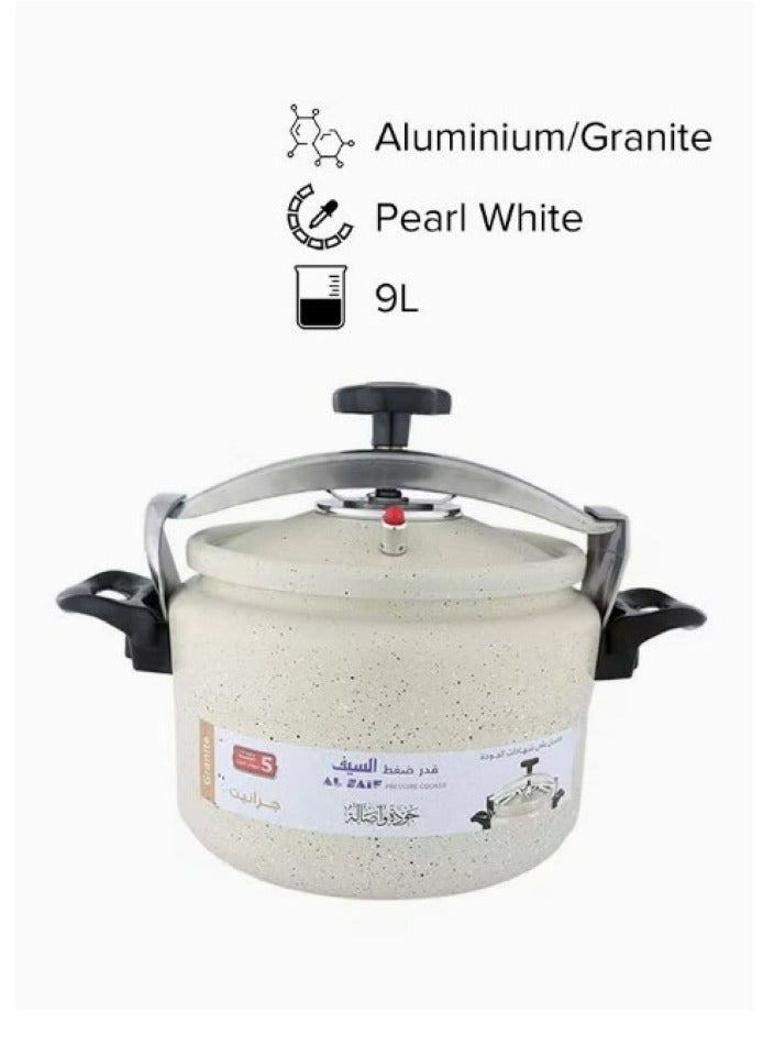السيف  9لترات قدر ضغط جرانيت 9  لتر بيج K98009/PW None - Image 2