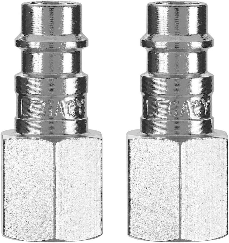 Flexzilla Pro High Flow Plug, 1/4" Body, 1/4" FNPT, 2 Pack - A53430FZ-2PK - Image 1