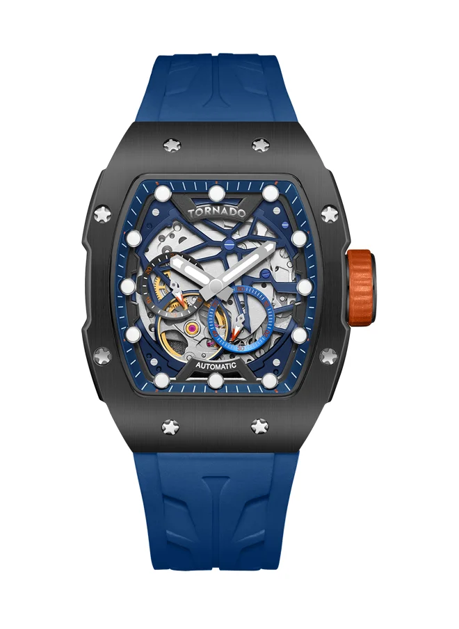 تورنيدو Tornado  Men's Automatic Navy Blue   Dial Watch - T24302-XSNN