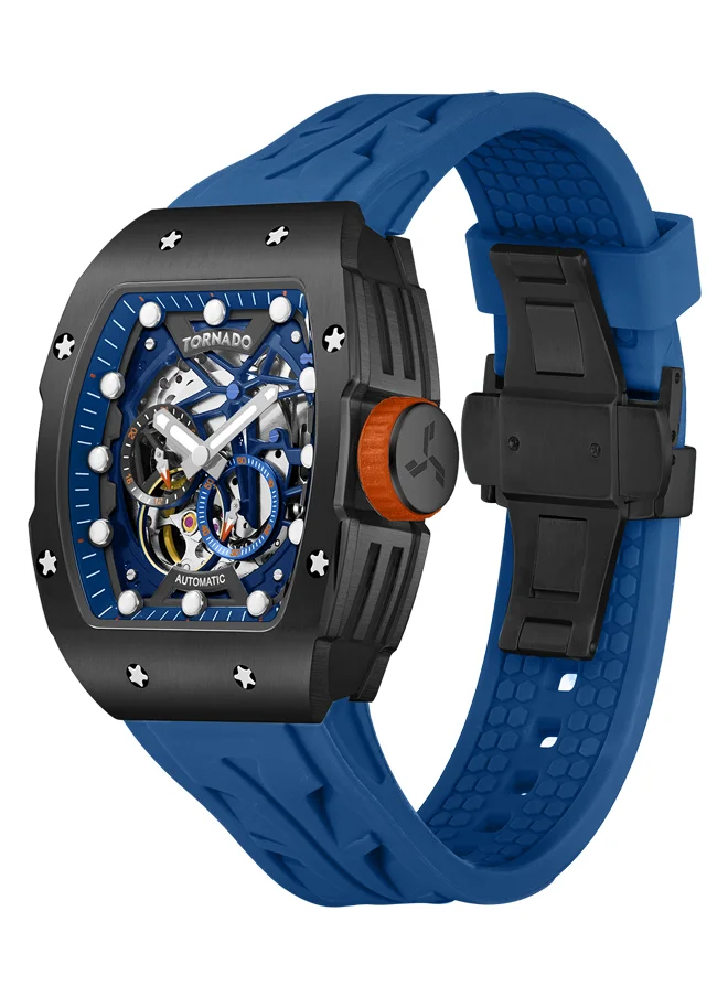 تورنيدو Tornado  Men's Automatic Navy Blue   Dial Watch - T24302-XSNN