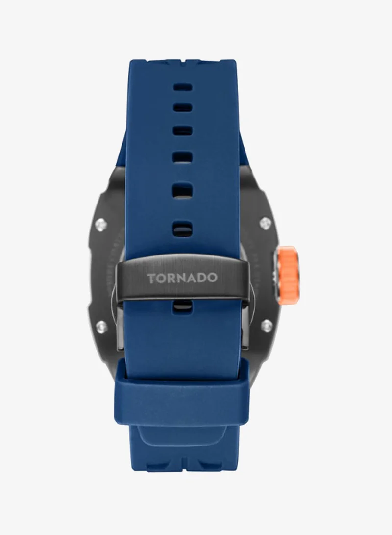 Tornado blue Men's High Quality Flexible And Durable Silicone Automatic Watch T24302-XSNN - 39mm mm for Men | Best Price UAE