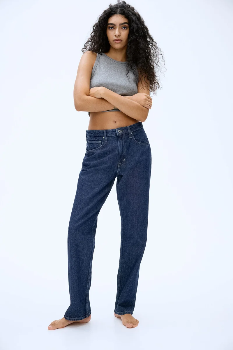 H&M Straight High Jeans