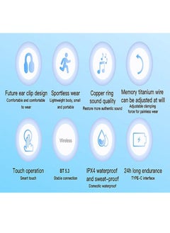 Letv Wireless Bone Conduction Earphones, Ear Clip, Sports Earplugs,White  - Image 5