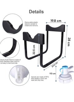 Beauenty Water Dispenser Stand with Dispenser Valve, 3-5 Gallon Water Bottle Stand, Non Slip Water Jug ​​Holder  - Image 2