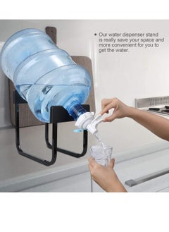 Beauenty Water Dispenser Stand with Dispenser Valve, 3-5 Gallon Water Bottle Stand, Non Slip Water Jug ​​Holder  - Image 4