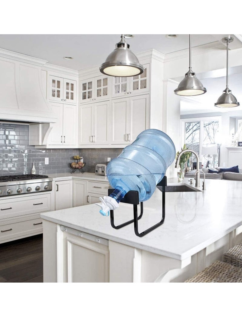 Beauenty Water Dispenser Stand with Dispenser Valve, 3-5 Gallon Water Bottle Stand, Non Slip Water Jug ​​Holder  - Image 5