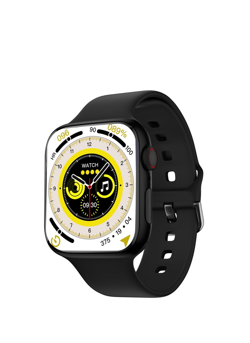 GULFLINK Smart Watch for Android and iOS Phones Compatible with Apple iPhone and Samsung Black  - Image 1