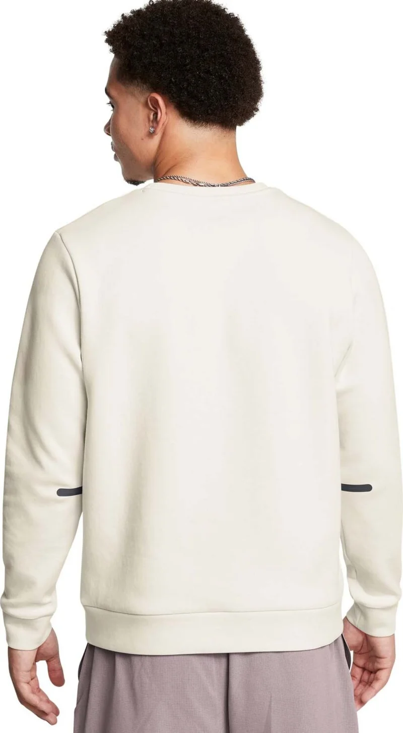 UNDER ARMOUR Under Armor Sweatshirt, Xl, White