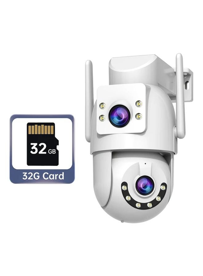 Dual 3MP PTZ Wireless Camera 5G WiFi Dual Lenses Two Way Intercom Auto Tracking Color AW3 32G Card - Image 1