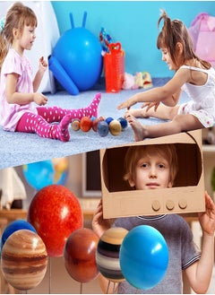 RATSAW 10 Pack Planets Balls Solar System Model Stress Balls Planet Educational Toy Balls for Party Favors Birthday Gift  - Image 2