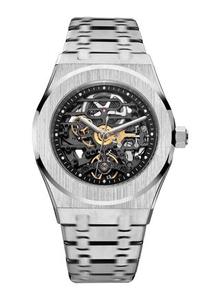 FM019 Men's Automatic Skeleton Watch – 42mm Stainless Steel Case, Sapphire Glass, Luminous Hands, 30M Water Resistant - pzsku/Z3FD22F2A5577CBE8BC52Z/45/1750753179/a660d86c-436b-423b-9585-e4e983104055