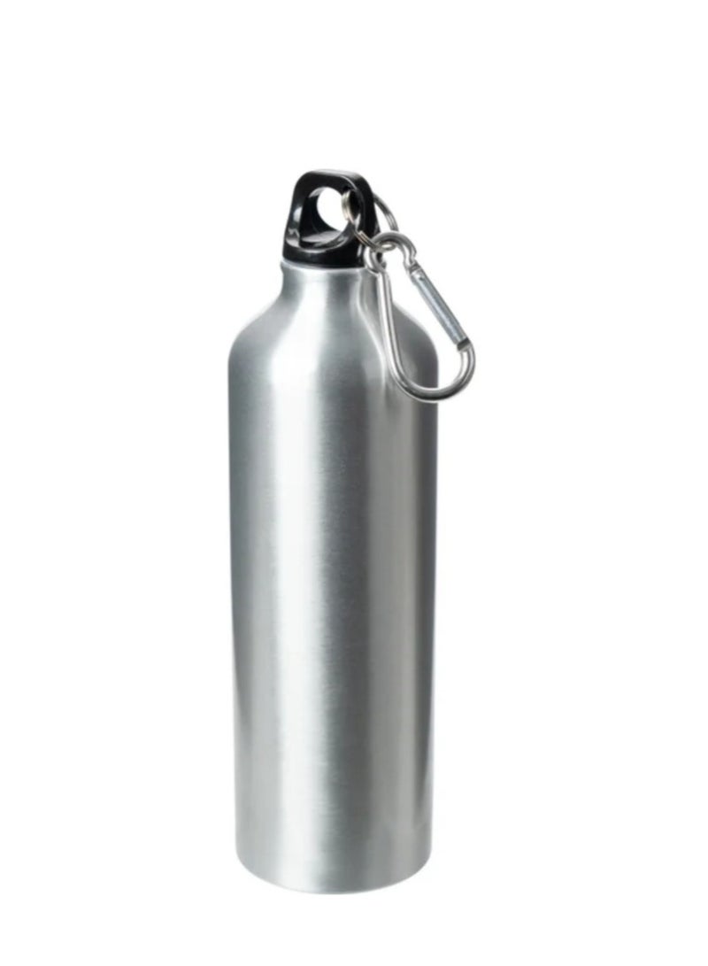 فيتاشيلي زجاجة مياه معزولة بالفراغ سعة 500 مل من الفولاذ المقاوم للصدأ، زجاجة مياه قابلة لإعادة الاستخدام، قارورة رياضية معدنية مقاومة للتسرب باللون الفضي - Image 2