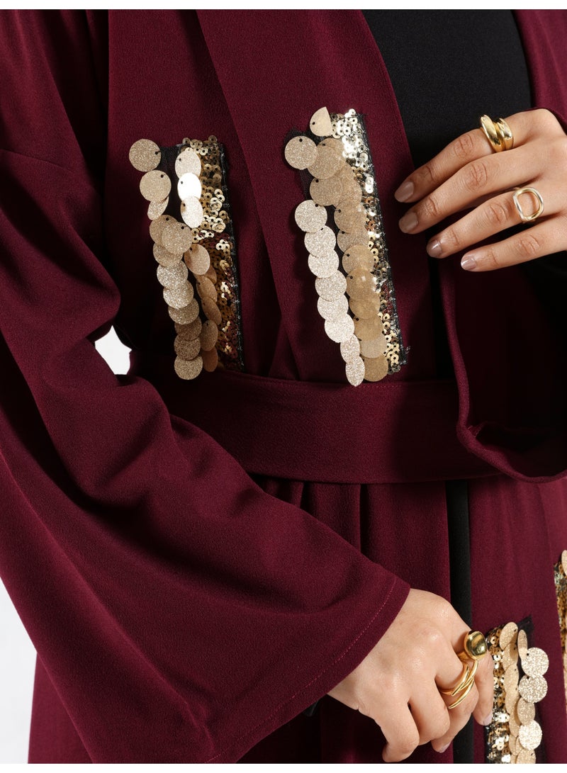 ايمالينا فاشون Bedouin Blossom Kaftan - Image 5