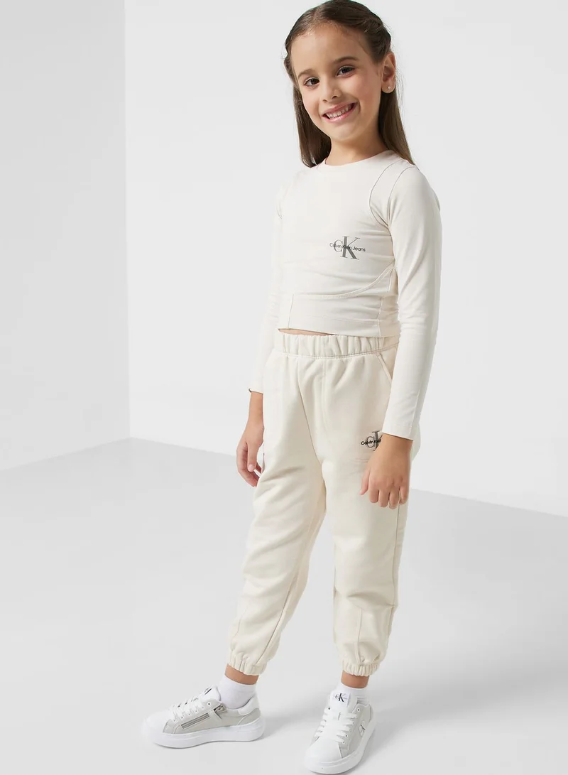Calvin Klein Jeans Kids Monogram Sweatpants
