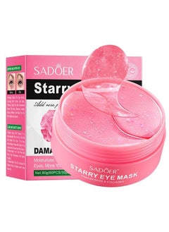 SADOER Damask Rose Starry Eye Mask Brightening Eye Rim Rose Moisturizing Eye Mask  - Image 1