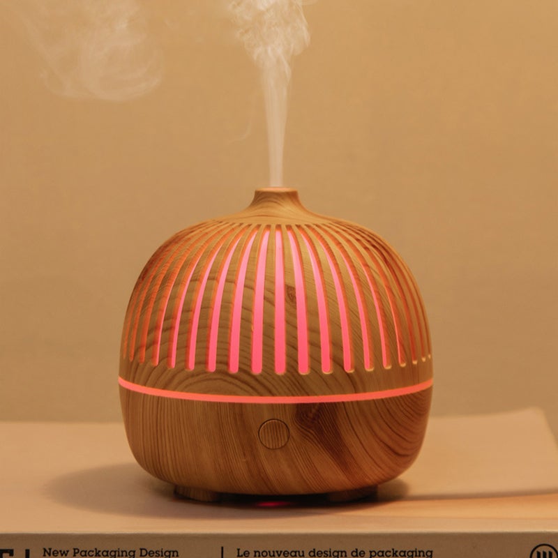 Essential Oil Diffuser Khaki 2 Mist Settings 7 Color-Changing Led Lights Auto-Shut Off - Aroma Spa Humidifier Diffuser for Baby Bedroom Home - Image 2