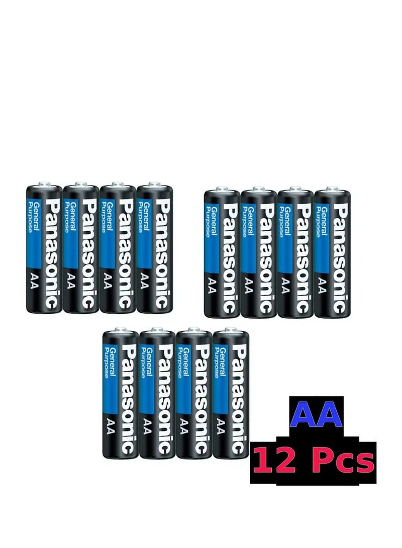 Panasonic 12 Pcs General Purpose AA Battery