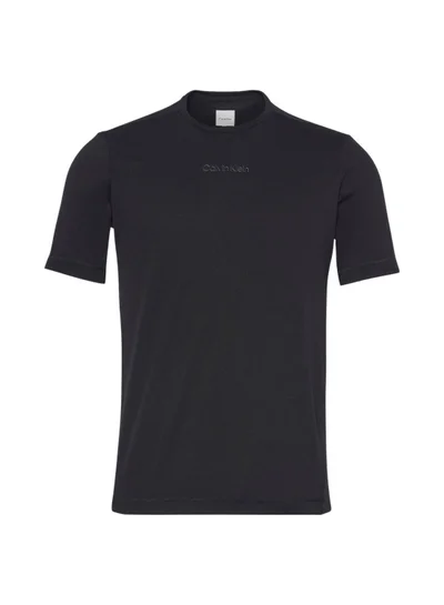 CALVIN KLEIN Men's Short Sleeves T-Shirt - Polyester, Black