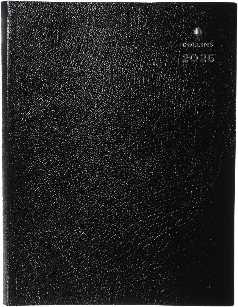 Collins - Leadership - 2026 12 Month Calendar Year Planner, Day-To-Page with Hourly Appointments Diary, A4 - Black (CP6743.99-26) - Image 2