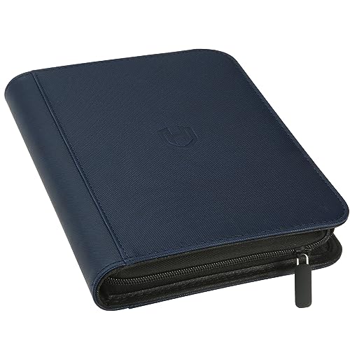 Pemocyny Card Binder 4 Pocket with Zipper, 288 Pockets Trading Card Holder Book, Premium PU Cover Zip Folder Binder, Side Loading Carrying Case Binder Album for TCG, MTG, Sports Cards, Game Cards - Image 1