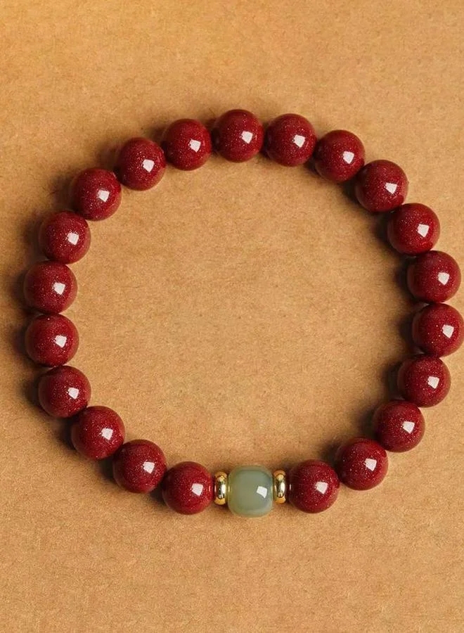 تايك تو Red Resin Beaded Bracelet
