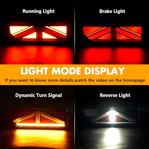 OKSIWA Sequential Full LED Tail Lights for Suzuki Jimny 2019-2024, with Start Up Sequence,Dynamic Turn Signal,Unique Appearance Design, Reverse, Brake Light Tail Lamp Rear Lights Assembly (Butterfly) - Image 2