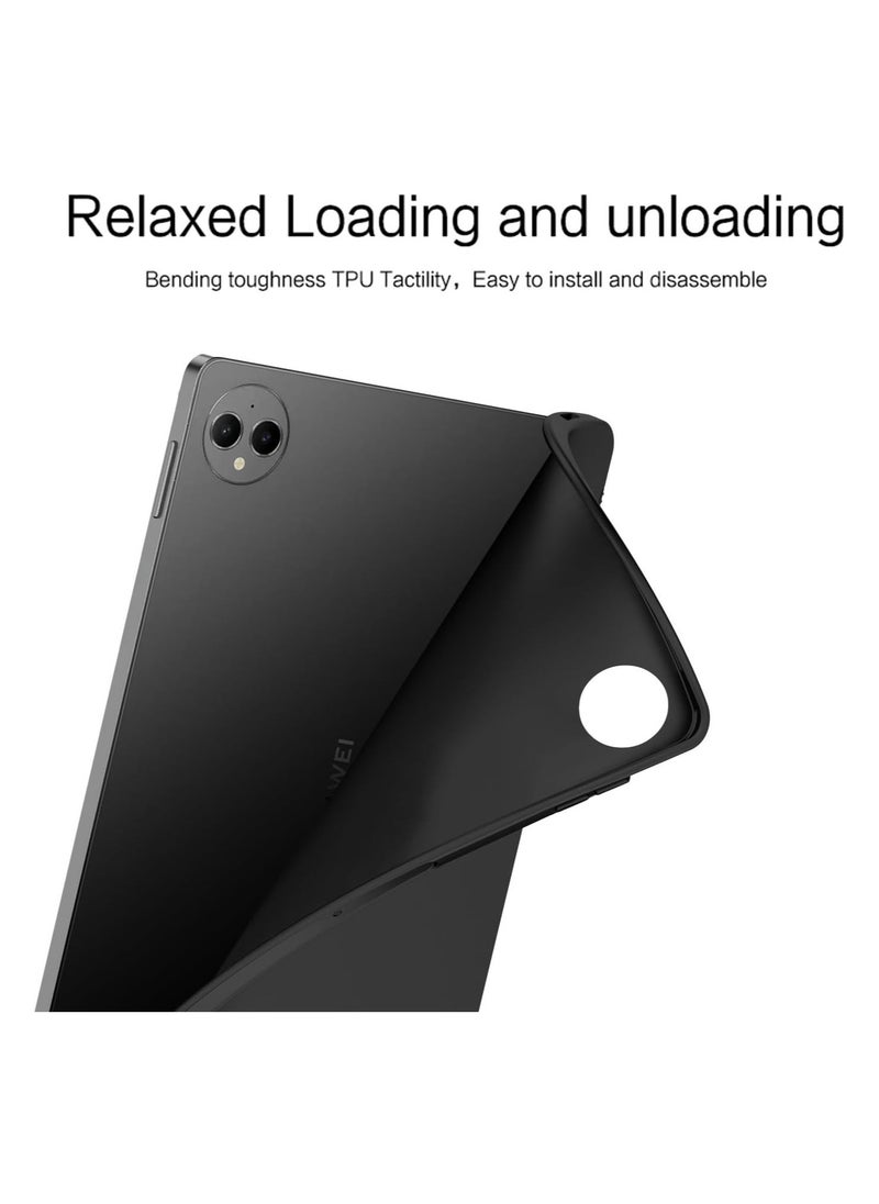 Case Compatible with Huawei MatePad Pro 12.2 (2024) Soft TPU Silicone Case Tablet Back Cover Shockproof Protective Shell for Huawei MatePad Pro 12.2 Inch 2024