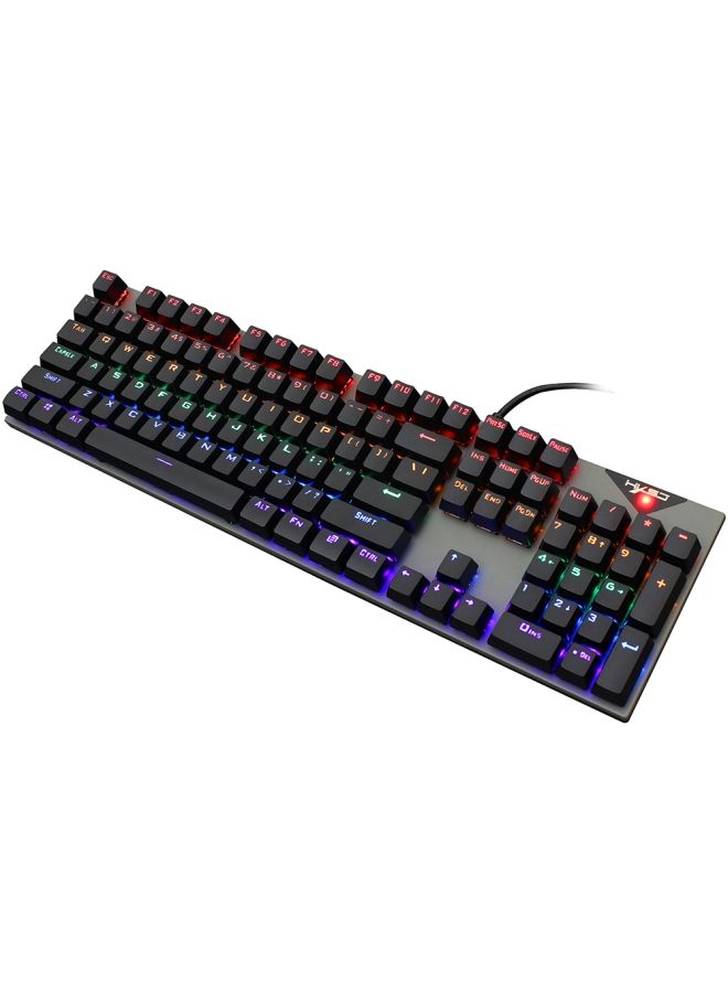 لوحة مفاتيح سلكية بإضاءة خلفية متعددة الألوان RGB تحتوي على 104 - Image 3