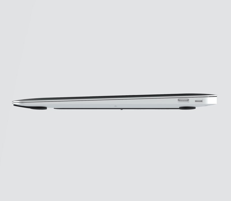 MAJEXTAND Paper-Thin Stand for MacBook, Laptop Riser, Slim Portable Ergonomic Ventilated Stand, 6 Adjustable Heights from 2.1" to 3.6", Compatible with Laptops Up to 18”, US Patented (Black) - Image 3