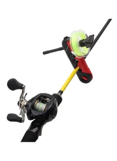 Fishing Line Spooler, Fishing Line Spooling Tools for Spinning Reels and Casting Reels, Portable Fish Shape Adjustable Position Line Counter