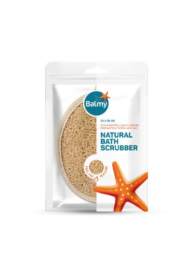 Balmy Natural Loofah Bath Sponge/Circular