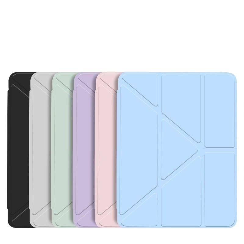 DGG حافظة آيباد شفافة بظهر واضح لجهاز iPad 10th Gen مع حامل قلم باللون شفاف بظهر شفاف - Image 3