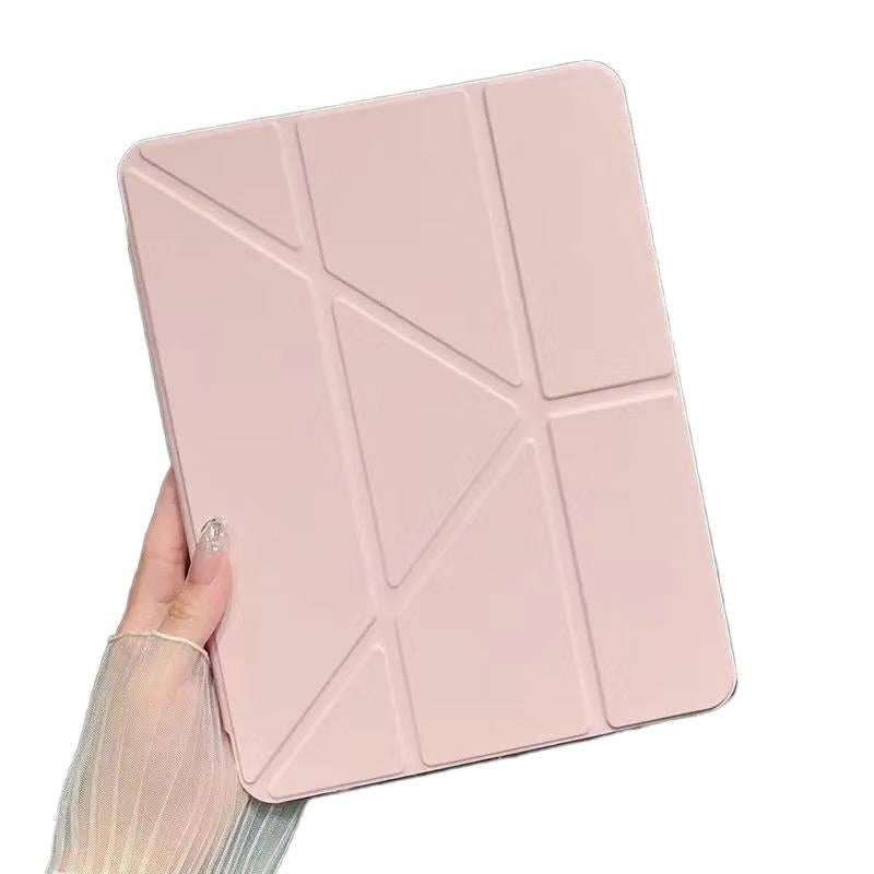 DGG حافظة آيباد شفافة بظهر واضح لجهاز iPad 10th Gen مع حامل قلم باللون شفاف بظهر شفاف - Image 1