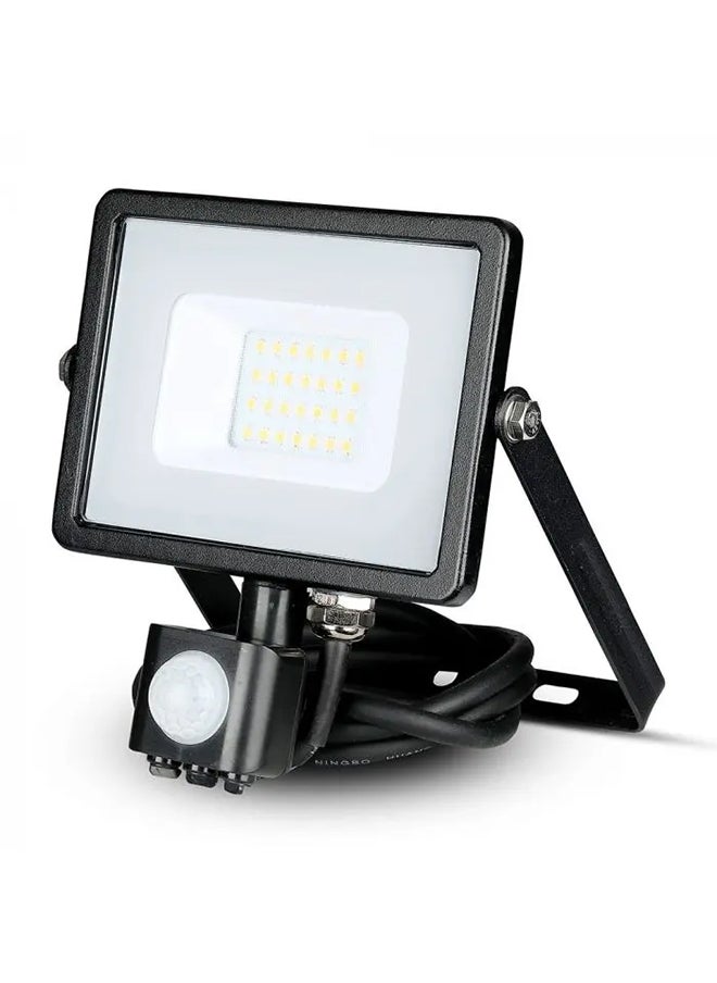 V-TAC - 20W PIR SENSOR LED FLOODLIGHT - Image 1