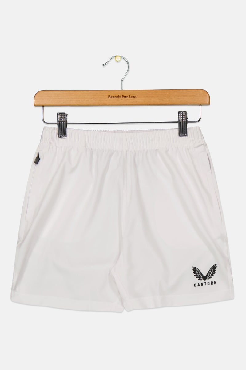 CASTORE Kids Boy Sportswear Fit Training Shorts, White - Image 1